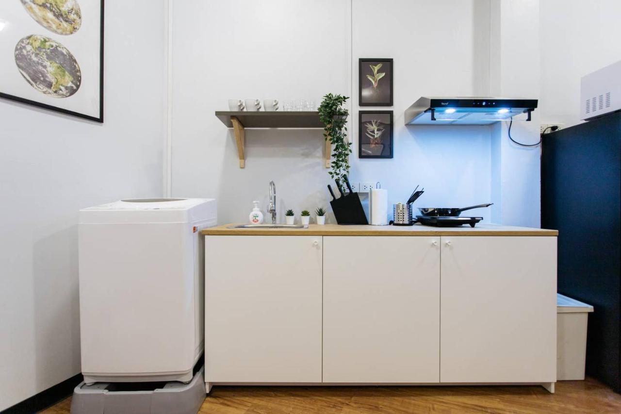 U3 Large 2 Bedroom Full Kitchen Near Bts Udomsuk Bangkok Eksteriør billede
